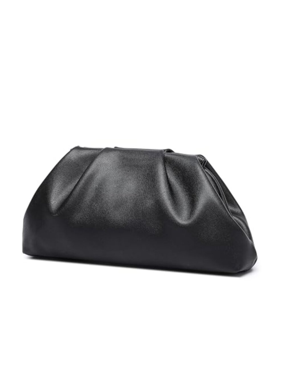 Soft PU Leather Clutch with Magnetic Closure Chain Strap